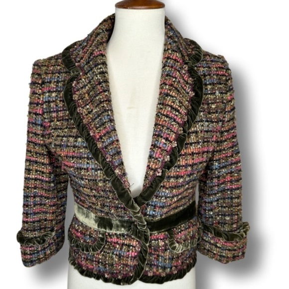Cynthias striped slim jacket main image 0
